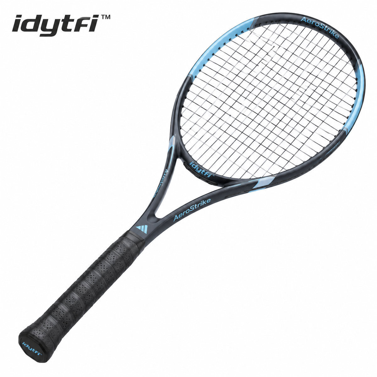 idytfi™ AeroStrike Performance Tennis Racket — white background