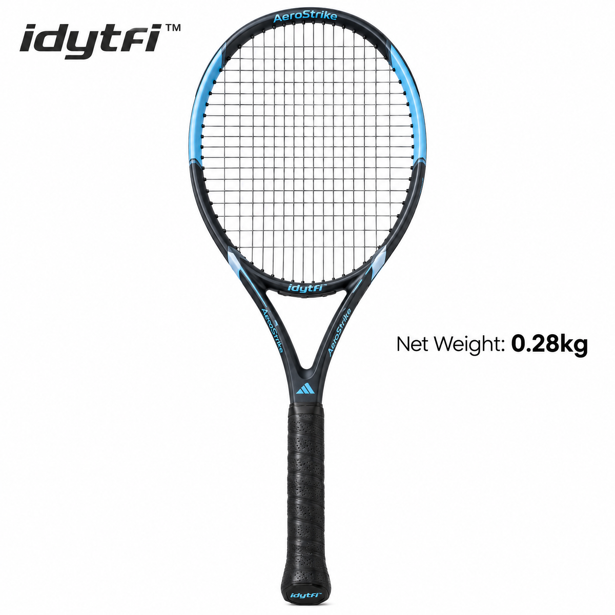 idytfi™ AeroStrike Performance Tennis Racket — weight or alternate view