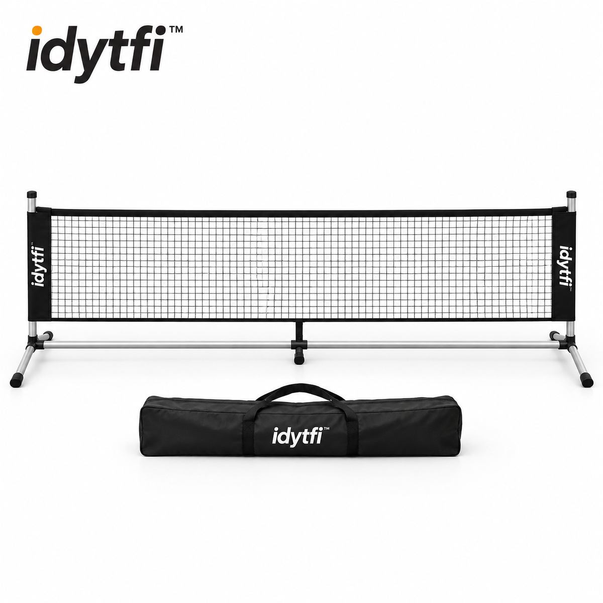 idytfi™ FlexCourt Portable Practice Net — white background