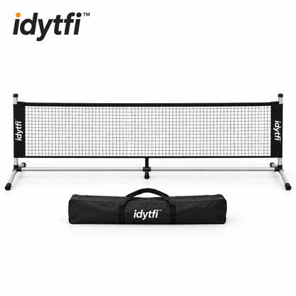 idytfi™ FlexCourt Portable Practice Net — white background