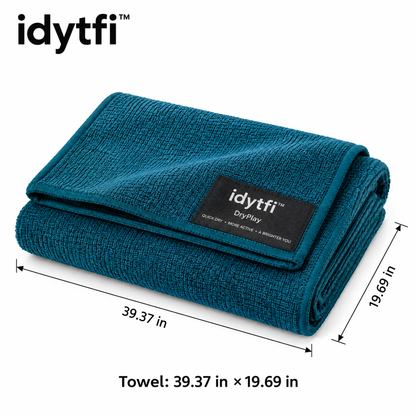 idytfi™ DryPlay Performance Court Towel — dimensions