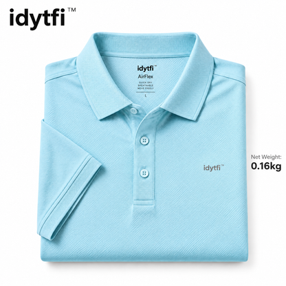 idytfi™ AirFlex Performance Tennis Polo — weight or alternate view