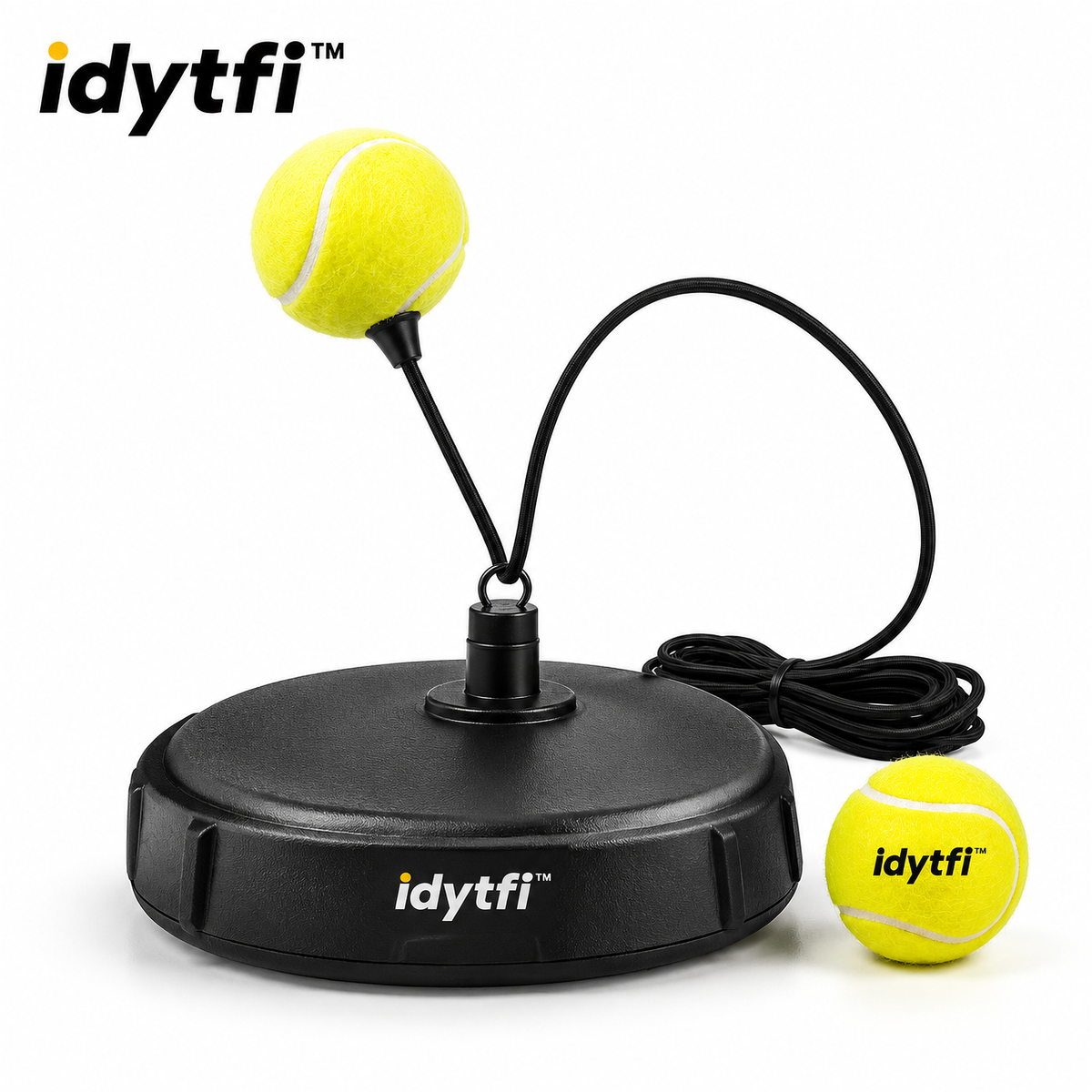 idytfi™ RallyReturn Solo Tennis Trainer — white background